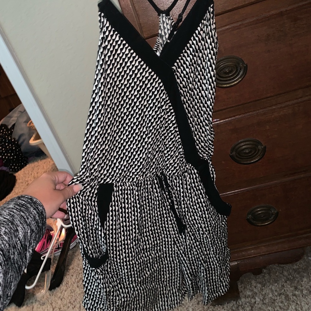 Black & White Romper